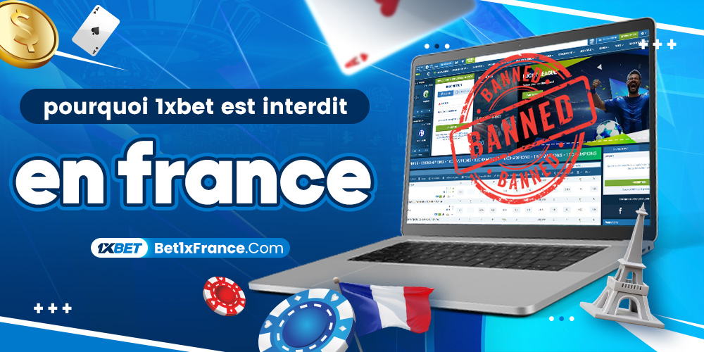 pourquoi 1xbet est interdit en france